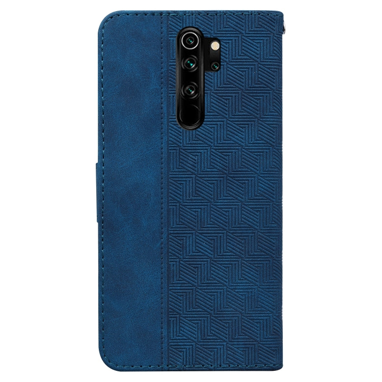 For Xiaomi Redmi Note 8 Pro Geometric Embossed Leather Phone Case