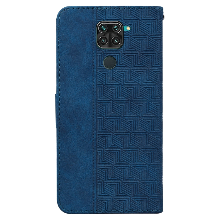 For Xiaomi Redmi Note 9 / 10X 4G Geometric Embossed Leather Phone Case