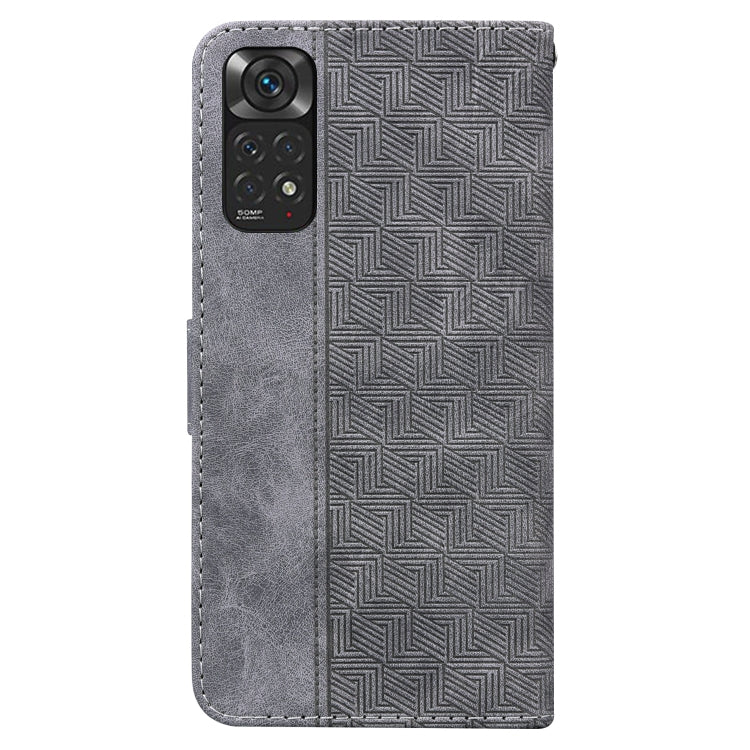For Xiaomi Redmi Note 11 / Note 11S Geometric Embossed Leather Phone Case