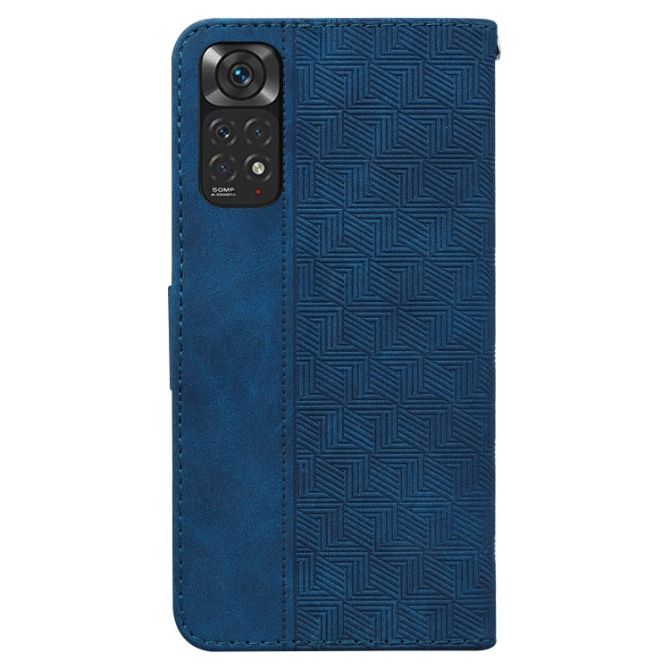 For Xiaomi Redmi Note 11 / Note 11S Geometric Embossed Leather Phone Case