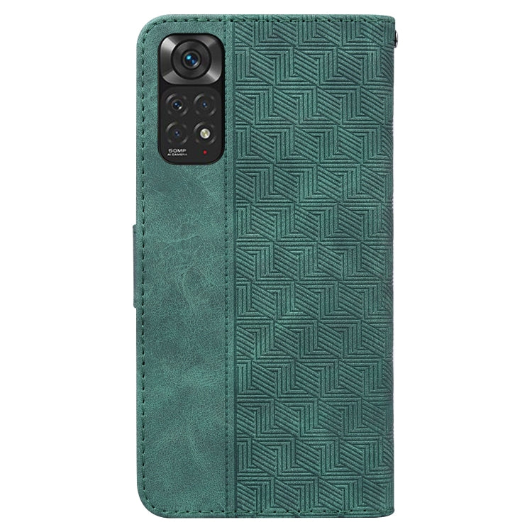 For Xiaomi Redmi Note 11 / Note 11S Geometric Embossed Leather Phone Case