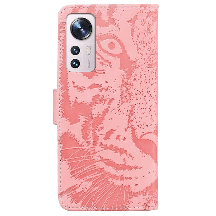 For Xiaomi 12 Pro Tiger Embossing Pattern Horizontal Flip Leather Phone Case