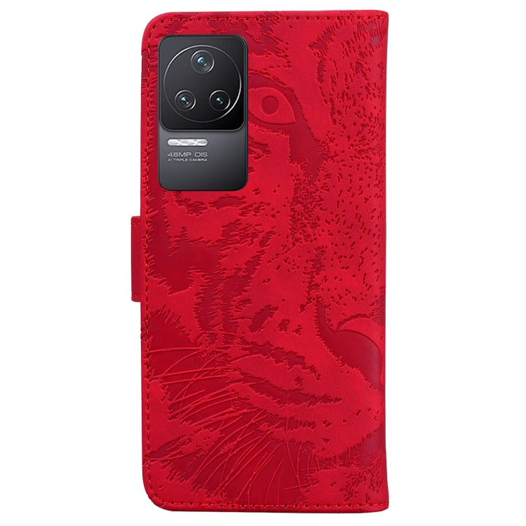 For Xiaomi Redmi K50 / Redmi K50 Pro Tiger Embossing Pattern Horizontal Flip Leather Phone Case
