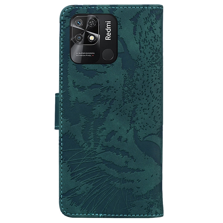 For Xiaomi Redmi 10C Tiger Embossing Pattern Horizontal Flip Leather Phone Case