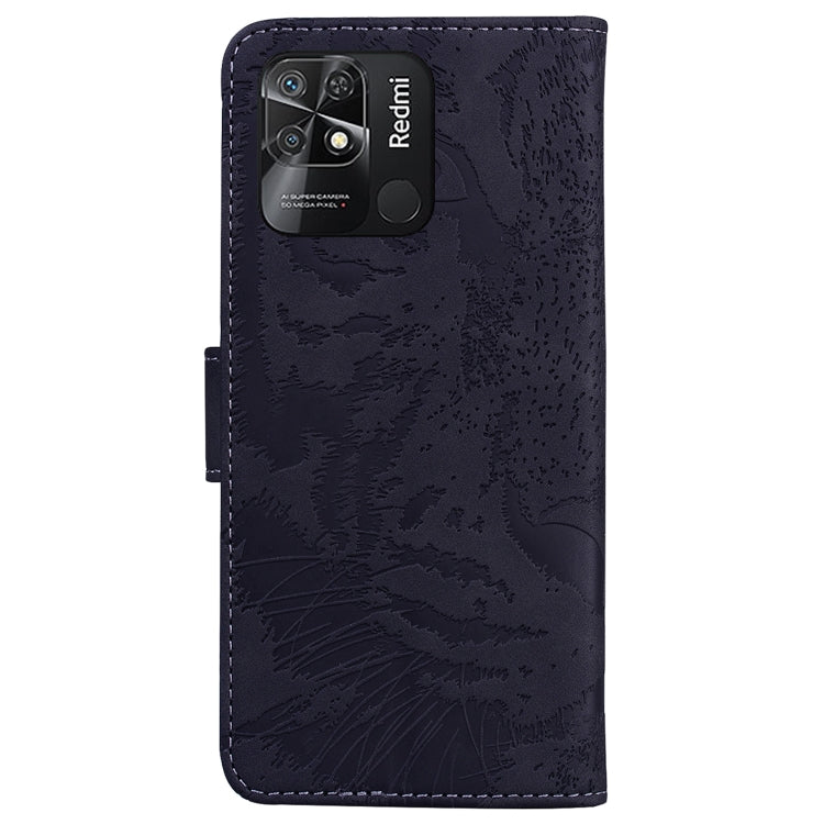 For Xiaomi Redmi 10C Tiger Embossing Pattern Horizontal Flip Leather Phone Case