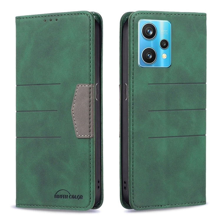 For OPPO Realme 9 Pro+ Magnetic Splicing Leather Phone Case