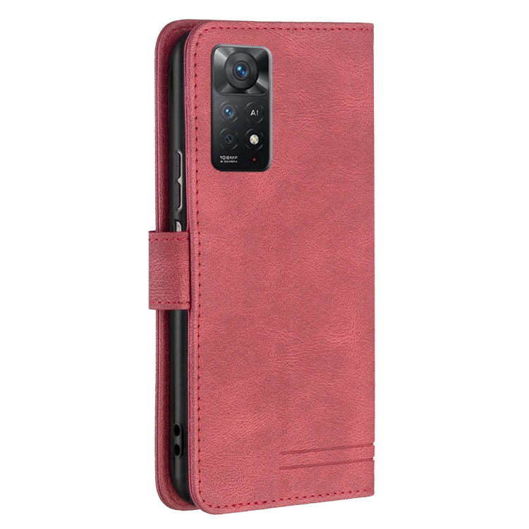 For Xiaomi Redmi Note 11 Pro International Version Magnetic Clasp RFID Blocking Anti-Theft Leather Case