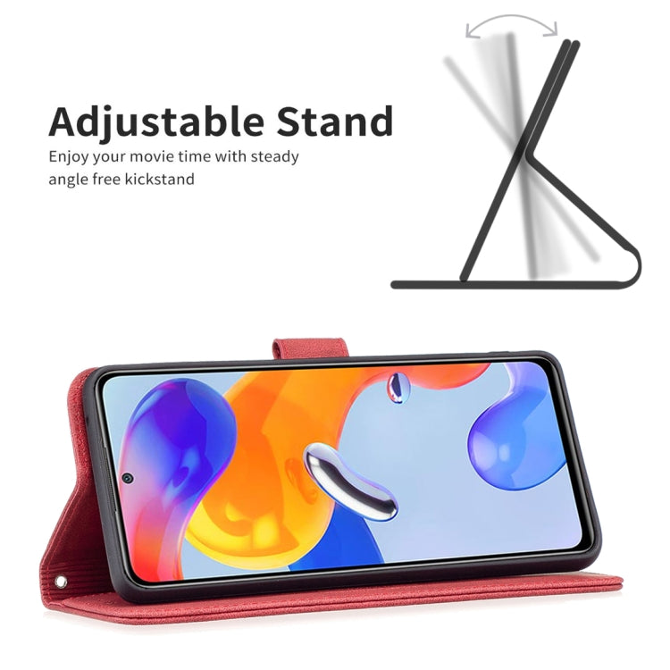 For Xiaomi Redmi Note 11 Pro International Version Magnetic Clasp RFID Blocking Anti-Theft Leather Case