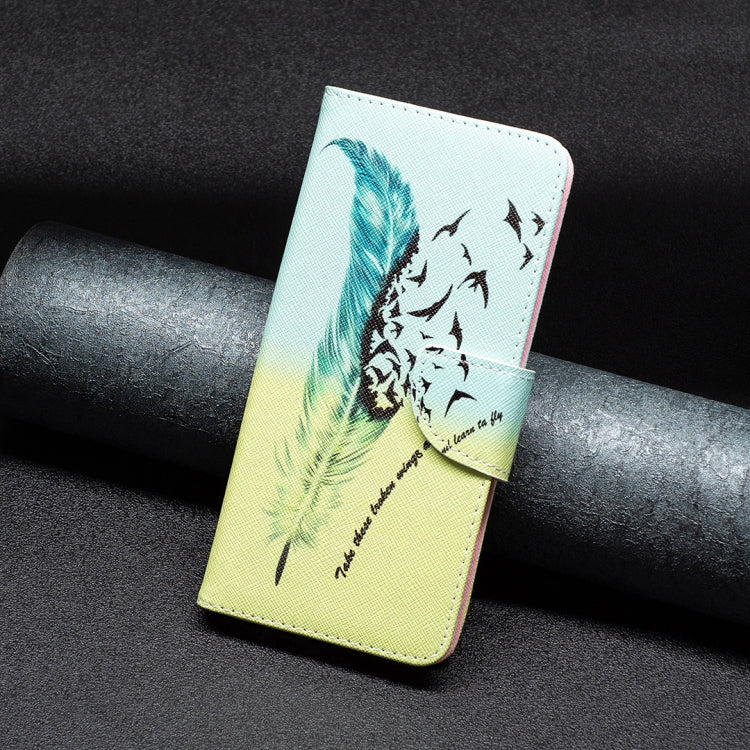 For OPPO Realme 9 Pro Colored Drawing Pattern Horizontal Flip Leather Case with Holder & Card Slots & Wallet