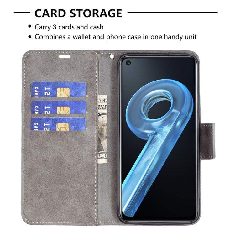 For OPPO A36 4G / A96 4G / A76 4G / K10 4G / Realme 9i Retro Lambskin Texture Leather Phone Case