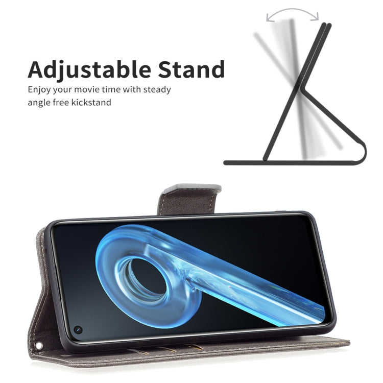 For OPPO A36 4G / A96 4G / A76 4G / K10 4G / Realme 9i Retro Lambskin Texture Leather Phone Case