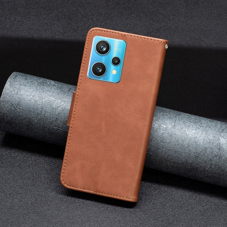 For OPPO Realme 9 Pro+ Retro Lambskin Texture Leather Phone Case