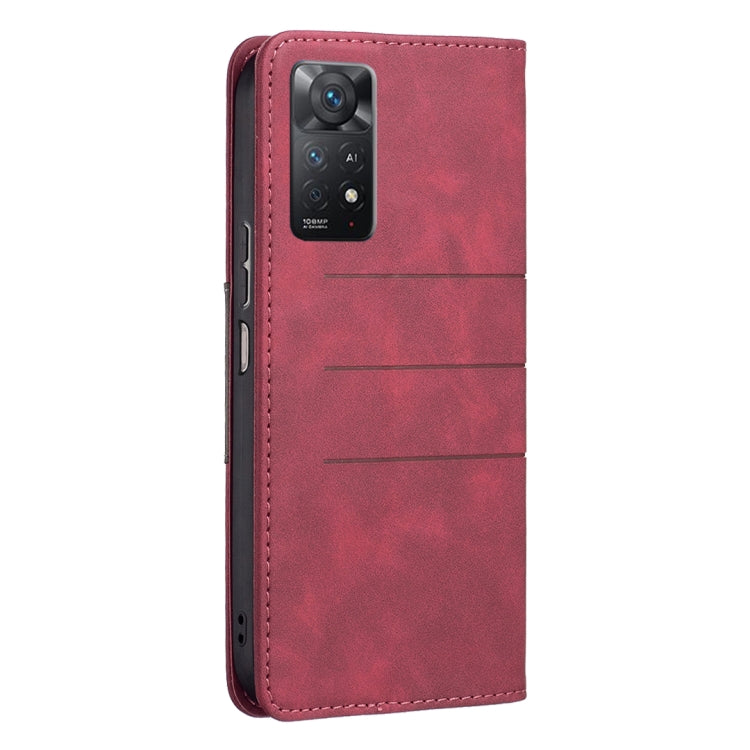 For Xiaomi Redmi Note 11 Pro International Version Magnetic Splicing Leather Phone Case