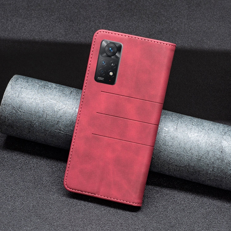 For Xiaomi Redmi Note 11 Pro International Version Magnetic Splicing Leather Phone Case