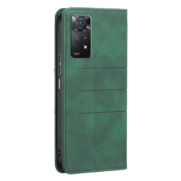 For Xiaomi Redmi Note 11 Pro International Version Magnetic Splicing Leather Phone Case