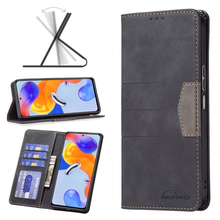 For Xiaomi Redmi Note 11 Pro International Version Magnetic Splicing Leather Phone Case