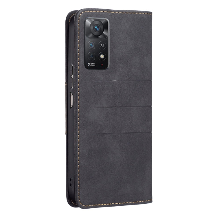 For Xiaomi Redmi Note 11 Pro International Version Magnetic Splicing Leather Phone Case