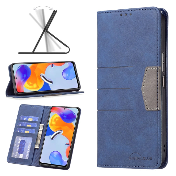 For Xiaomi Redmi Note 11 Pro International Version Magnetic Splicing Leather Phone Case