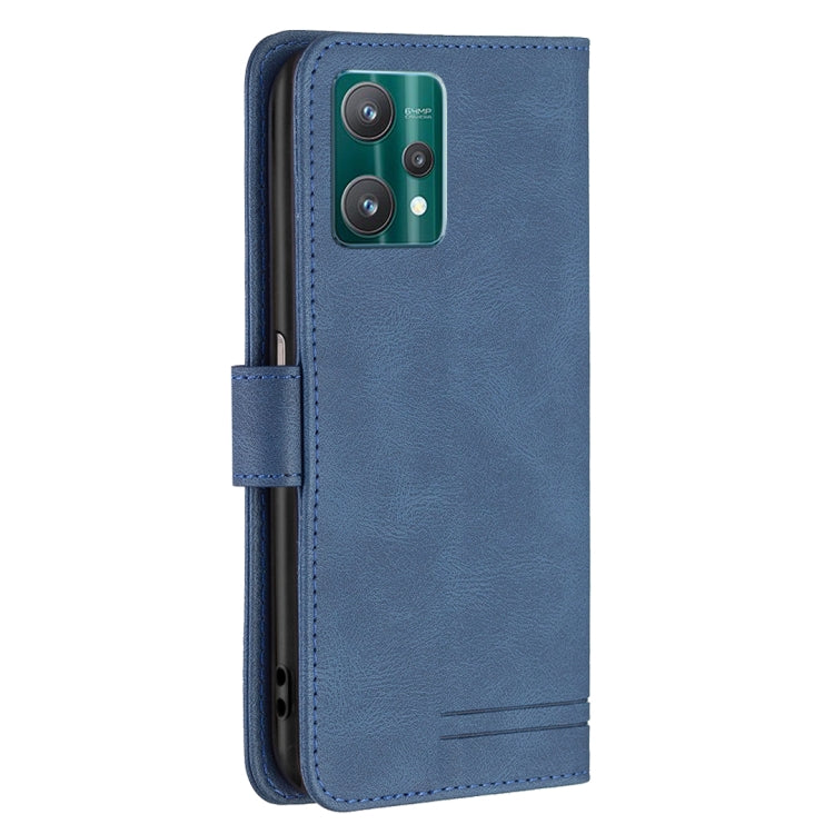 For OPPO Realme 9 Pro Magnetic Clasp RFID Blocking Anti-Theft Leather Phone Case with Holder & Card Slots & Wallet