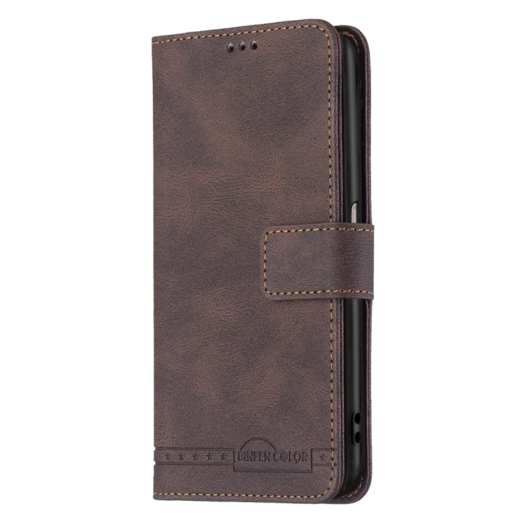 For OPPO Realme 9 Pro Magnetic Clasp RFID Blocking Anti-Theft Leather Phone Case with Holder & Card Slots & Wallet