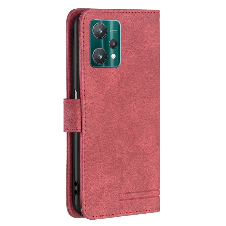 For OPPO Realme 9 Pro Magnetic Clasp RFID Blocking Anti-Theft Leather Phone Case with Holder & Card Slots & Wallet