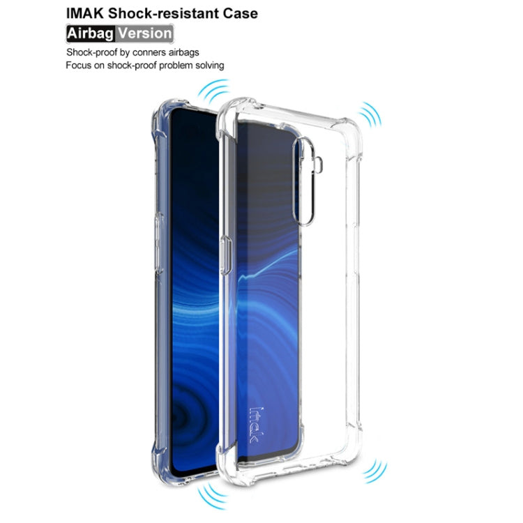 For OPPO Realme X2 Pro / Reno Ace IMAK All-inclusive Shockproof Airbag TPU Case with Screen Protector(Matte Black)