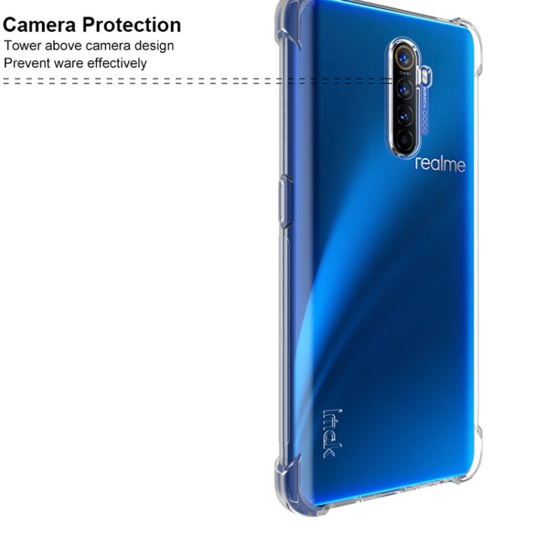 For OPPO Realme X2 Pro / Reno Ace IMAK All-inclusive Shockproof Airbag TPU Case with Screen Protector(Matte Black)