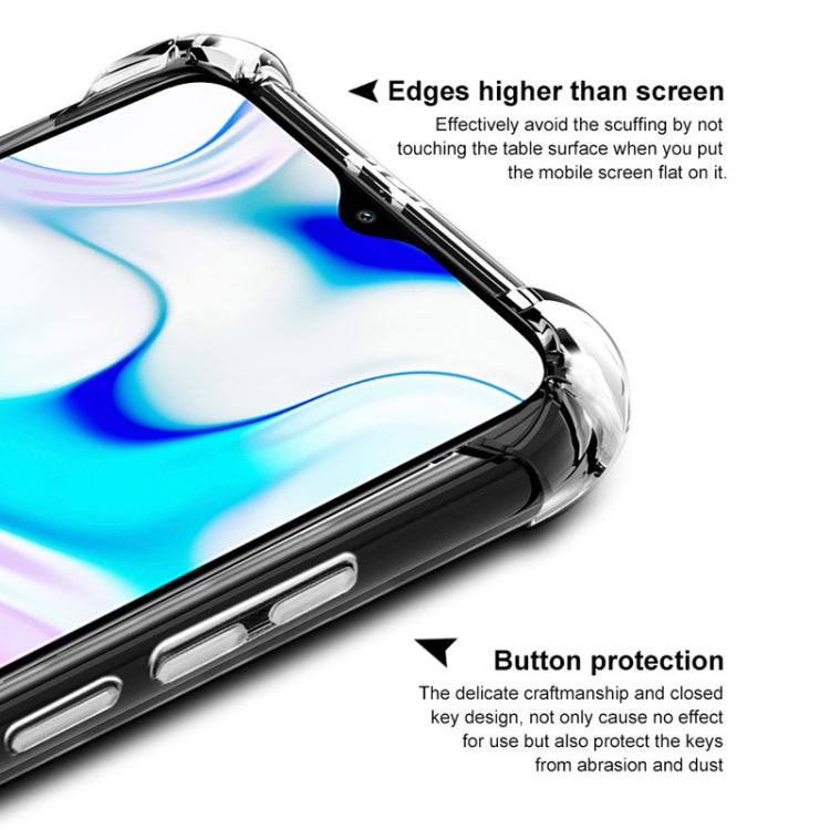 For Xiaomi Redmi 8 IMAK All-inclusive Shockproof Airbag TPU Case with Screen Protector(Metal Back)