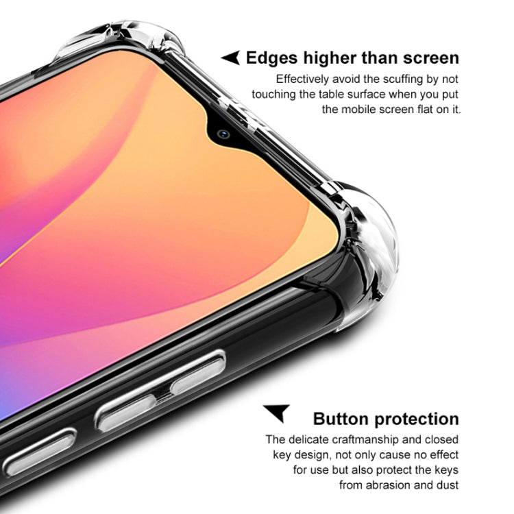 For Xiaomi Redmi 8A IMAK All-inclusive Shockproof Airbag TPU Case with Screen Protector
