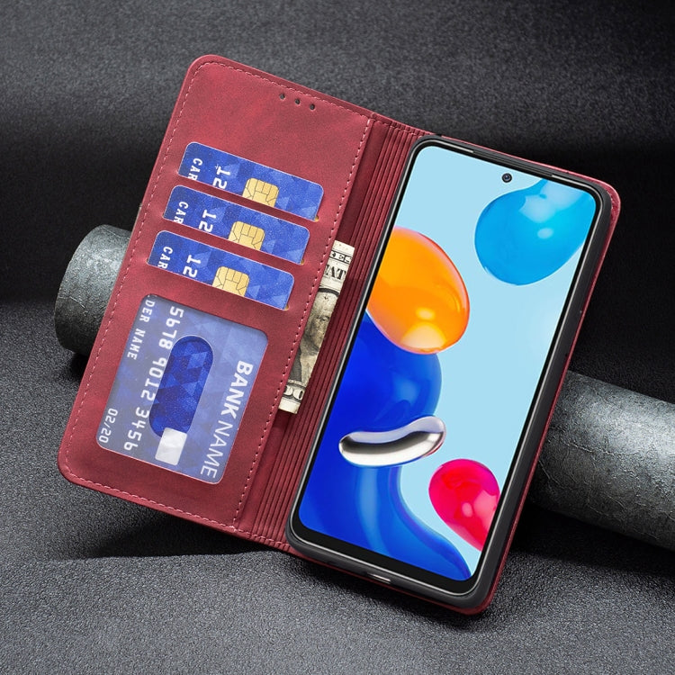 For Xiaomi Redmi Note 11 Global Magnetic Splicing Leather Phone Case