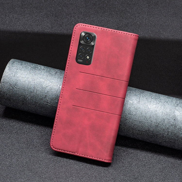 For Xiaomi Redmi Note 11 Global Magnetic Splicing Leather Phone Case