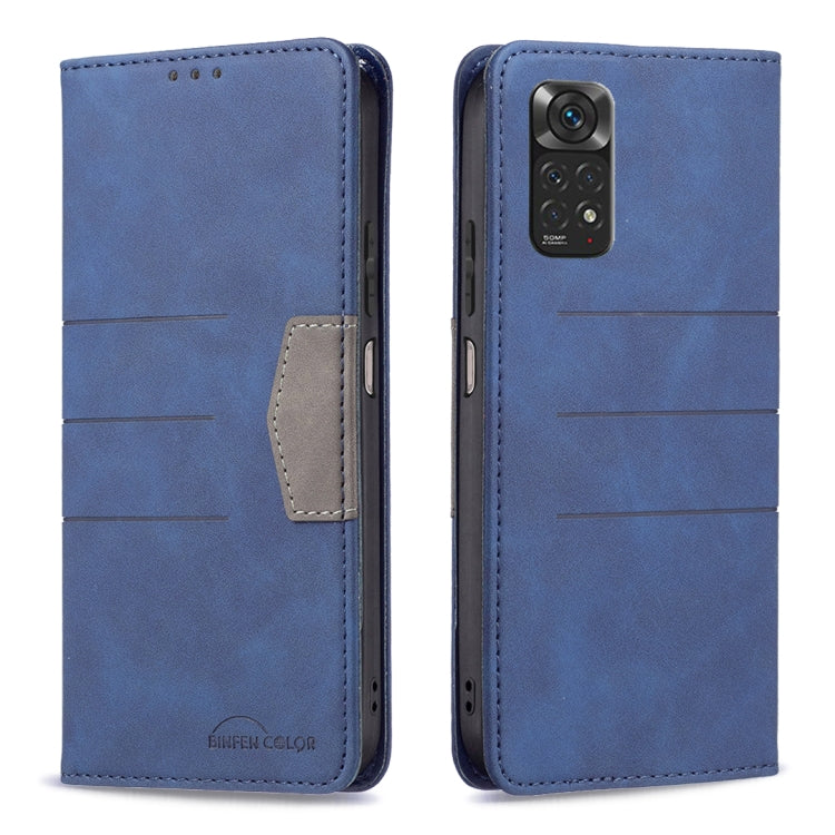 For Xiaomi Redmi Note 11 Global Magnetic Splicing Leather Phone Case