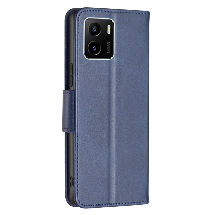 For vivo Y15s Lambskin Texture Pure Color Horizontal Flip Leather Phone Case