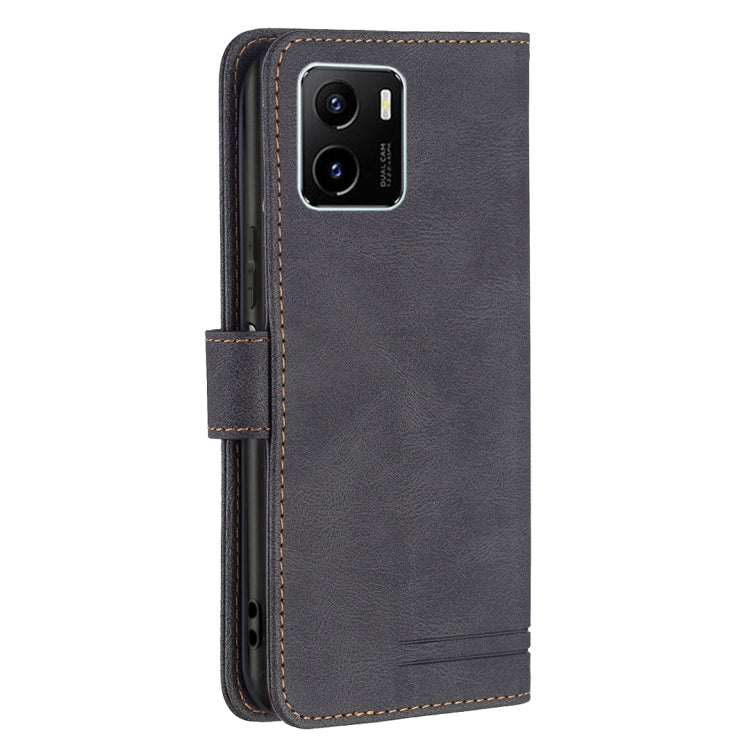 For vivo Y15s Magnetic Clasp RFID Blocking Anti-Theft Leather Phone Case