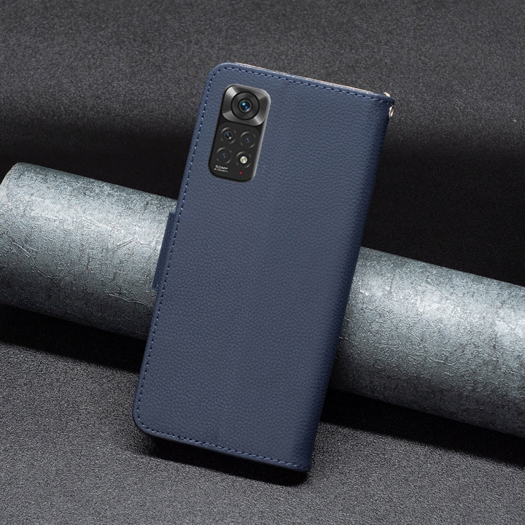 For Xiaomi Redmi Note 11 Global Litchi Texture Pure Color Leather Phone Case
