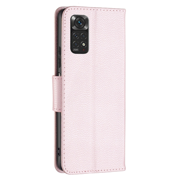 For Xiaomi Redmi Note 11 Global Litchi Texture Pure Color Leather Phone Case