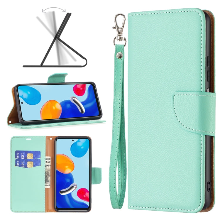 For Xiaomi Redmi Note 11 Global Litchi Texture Pure Color Leather Phone Case