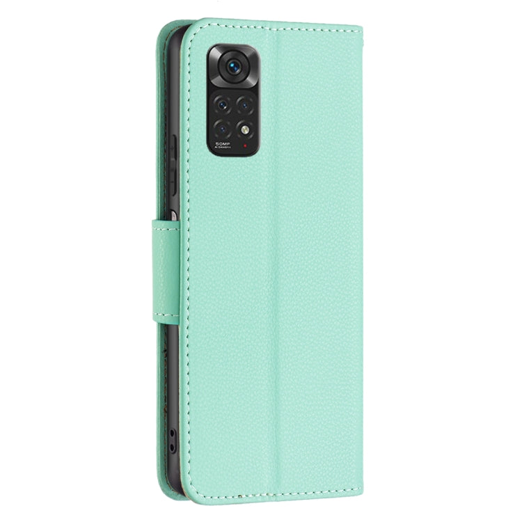For Xiaomi Redmi Note 11 Global Litchi Texture Pure Color Leather Phone Case