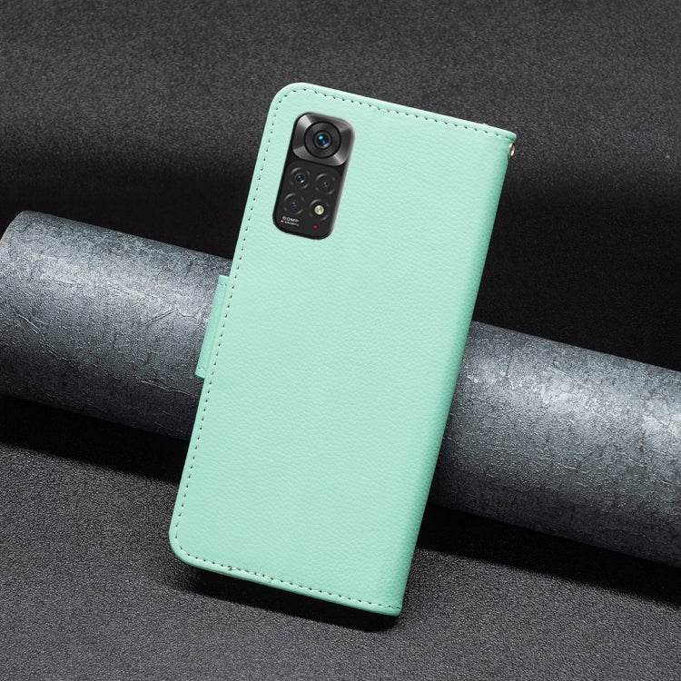 For Xiaomi Redmi Note 11 Global Litchi Texture Pure Color Leather Phone Case