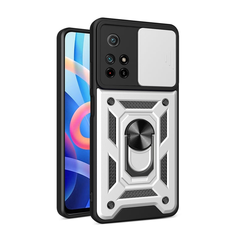 For Xiaomi Redmi Note 11 5G Sliding Camera Cover TPU+PC Phone Case
