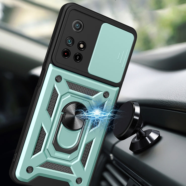 For Xiaomi Redmi Note 11 5G Sliding Camera Cover TPU+PC Phone Case