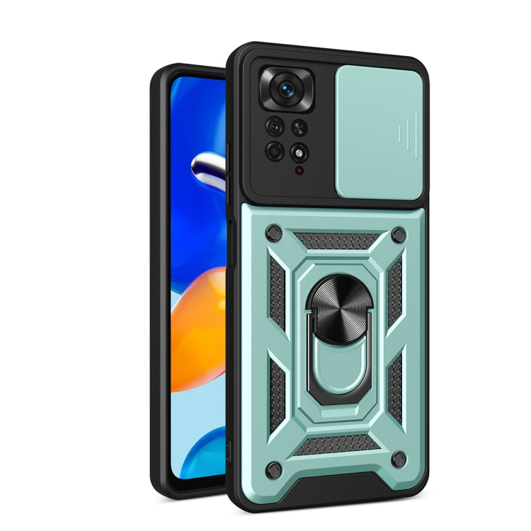 For Xiaomi Redmi Note 11 Pro (Global) Sliding Camera Cover TPU+PC Phone Case