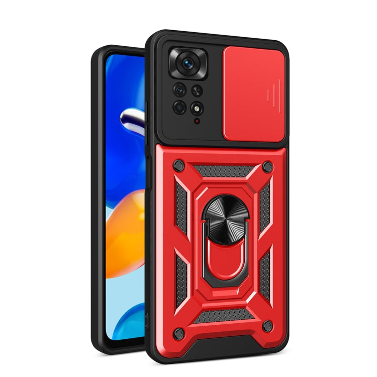 For Xiaomi Redmi Note 11 Pro (Global) Sliding Camera Cover TPU+PC Phone Case