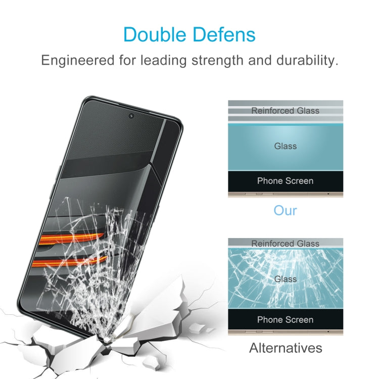 50 PCS 0.26mm 9H 2.5D Tempered Glass Film For OPPO Realme GT Neo3