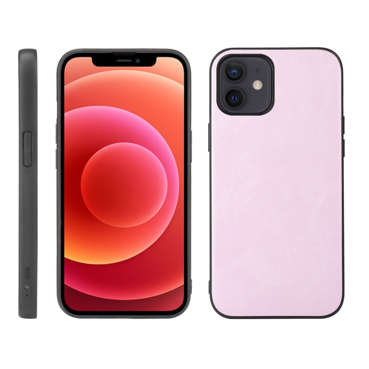 For iPhone 12 mini Cowhide Texture PU Phone Case