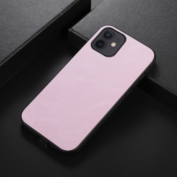 For iPhone 12 mini Cowhide Texture PU Phone Case