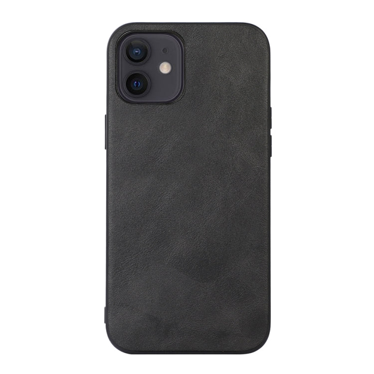 For iPhone 12 mini Cowhide Texture PU Phone Case