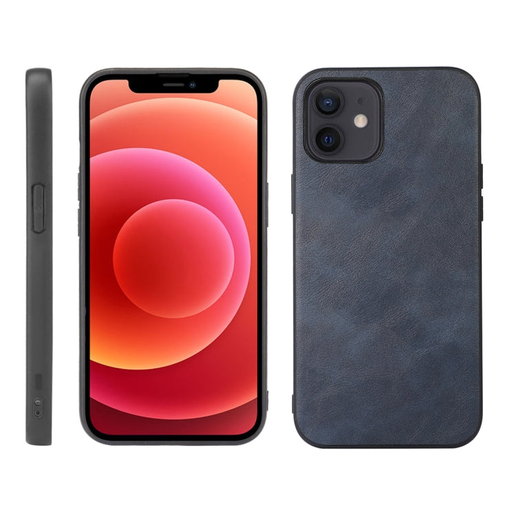For iPhone 12 mini Cowhide Texture PU Phone Case