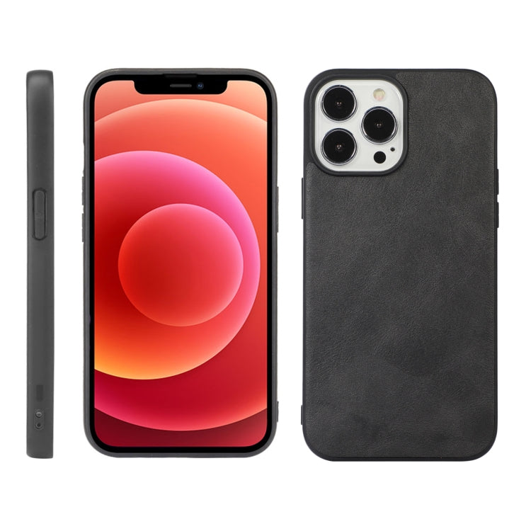 For iPhone 12 / 12 Pro Cowhide Texture PU Phone Case