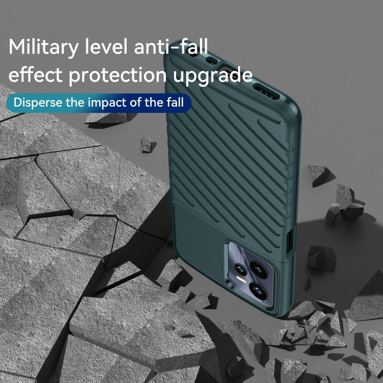 For OPPO Realme C35 Thunderbolt Shockproof TPU Protective Soft Phone Case